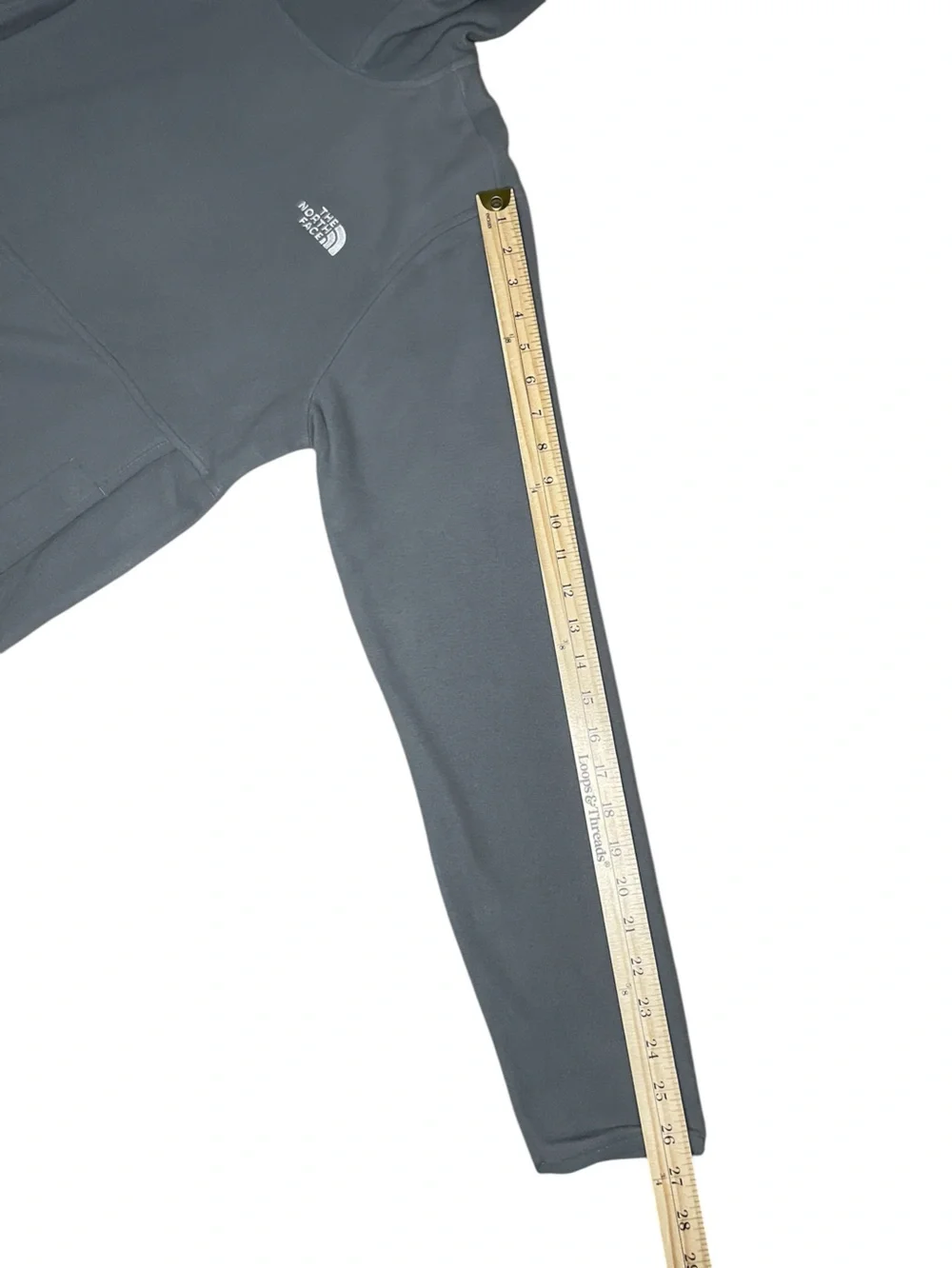NWT The North Face Gray Glacier Fleece Scuba Neck Pullover-Men’s Small